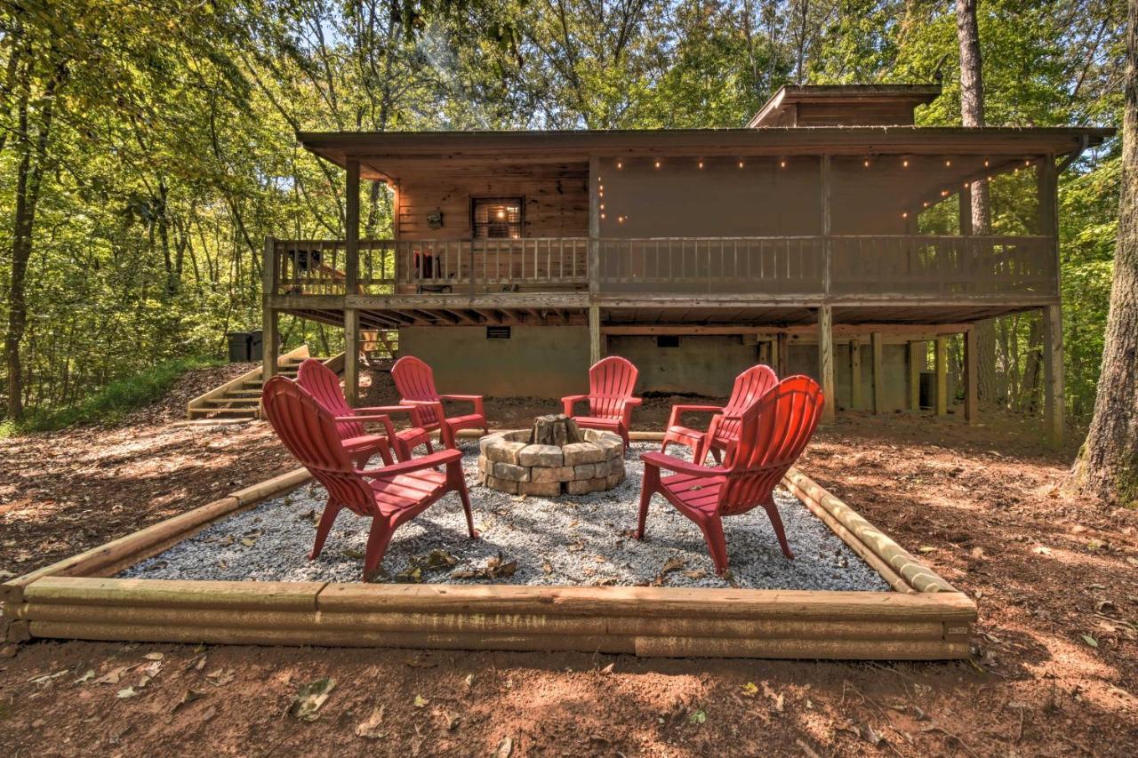 Blue Ridge Cabin Hot Tub, Fire Pit And Grill! Exterior photo